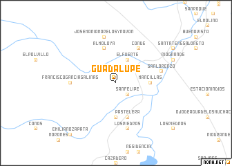 map of Guadalupe