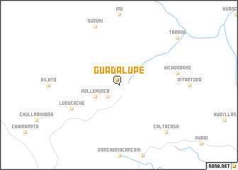 map of Guadalupe