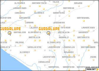 map of Guadalupe