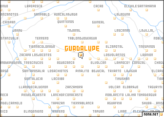 map of Guadalupe