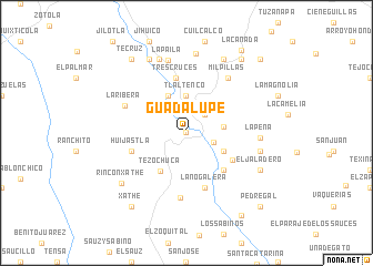 map of Guadalupe