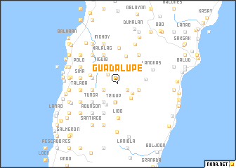 map of Guadalupe