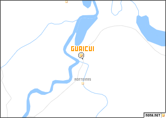 map of Guaicuí