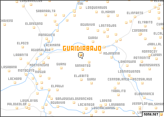 map of Guaidí Abajo