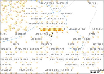 map of Guajiniquil