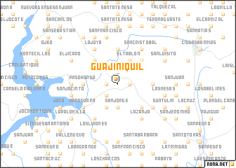 map of Guajiniquil