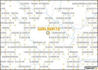 map of Gualaupito