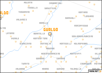 map of Gualdo