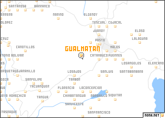 map of Gualmatán