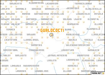 map of Gualococti