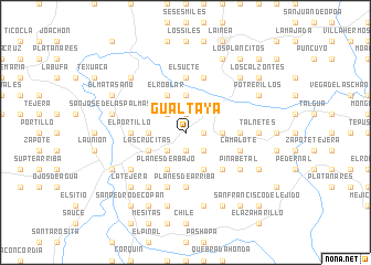 map of Gualtaya
