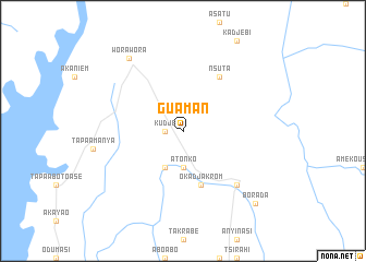 map of Guaman