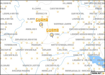 map of Guama