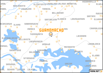 map of Guamomacho