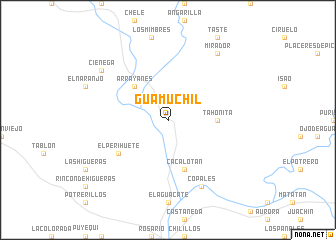 map of Guamúchil