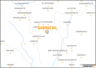 map of Guamúchil