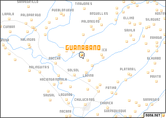 map of Guanábano