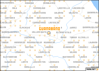 map of Guanábano