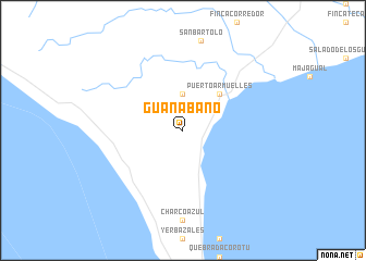 map of Guanábano