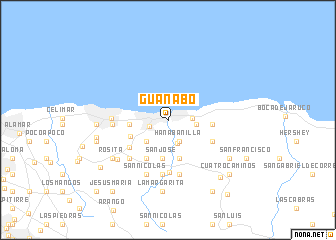 map of Guanabo