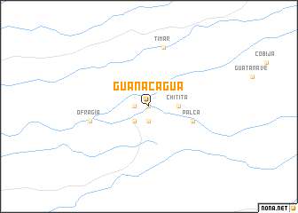 map of Guañacagua