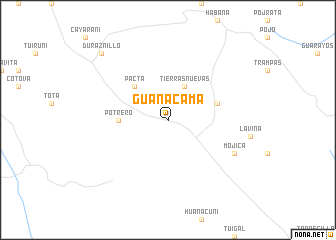 map of Guanacama