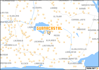 map of Guanacastal