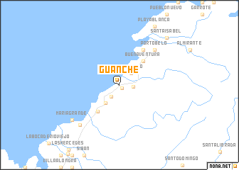 map of Guanche