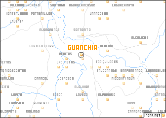 map of Guanchía