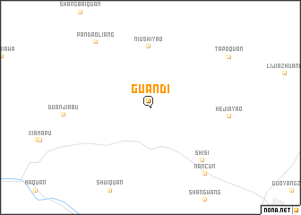 map of Guandi