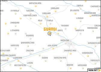 map of Guandi