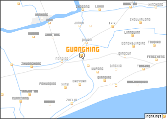 map of Guangming