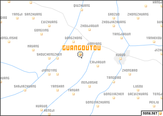 map of Guangoutou