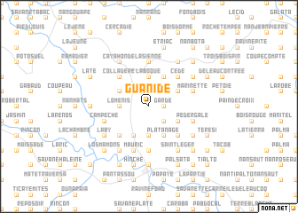 map of Guanide