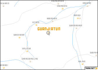 map of Guanjiatun