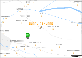 map of Guanjiazhuang