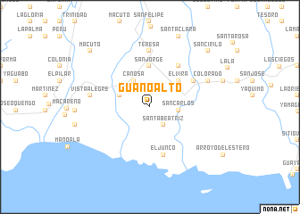 map of Guano Alto