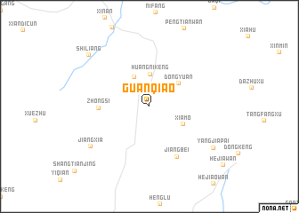 map of Guanqiao