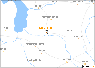 map of Guanting