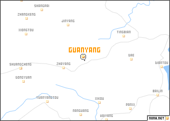 map of Guanyang