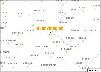 map of Guanyingqiao
