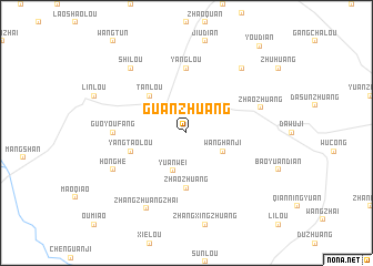 map of Guanzhuang