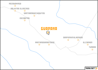 map of Guapama
