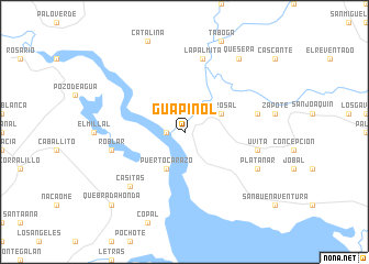 map of Guapinol