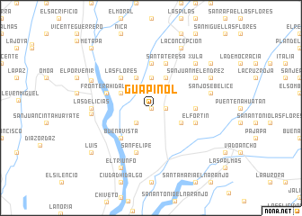 map of Guapinol