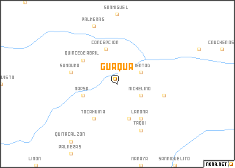 map of Guaqua