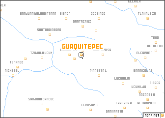 map of Guaquitepec