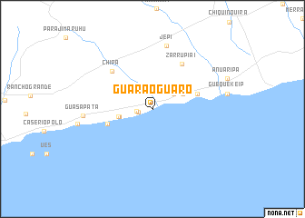 map of Guaráoguaro