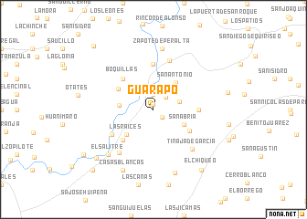 map of Guarapo
