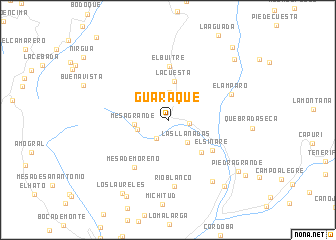 map of Guaraque